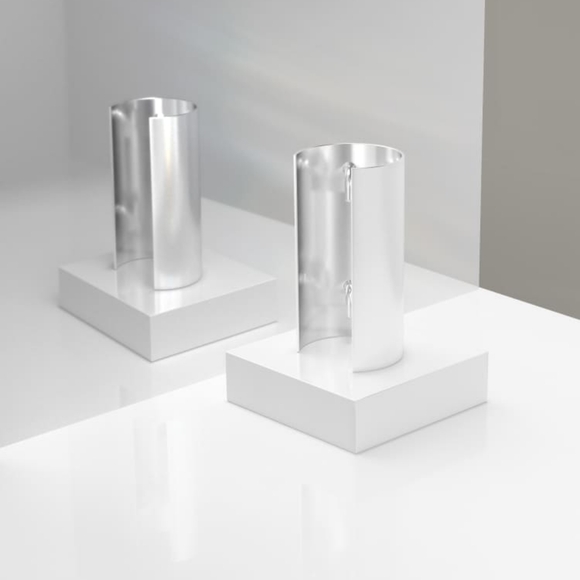 NWT $499 MAM ponytail cuff in silver - Picture 3 of 4